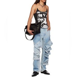 Y/Project Printed Cotton Jersey Tank top